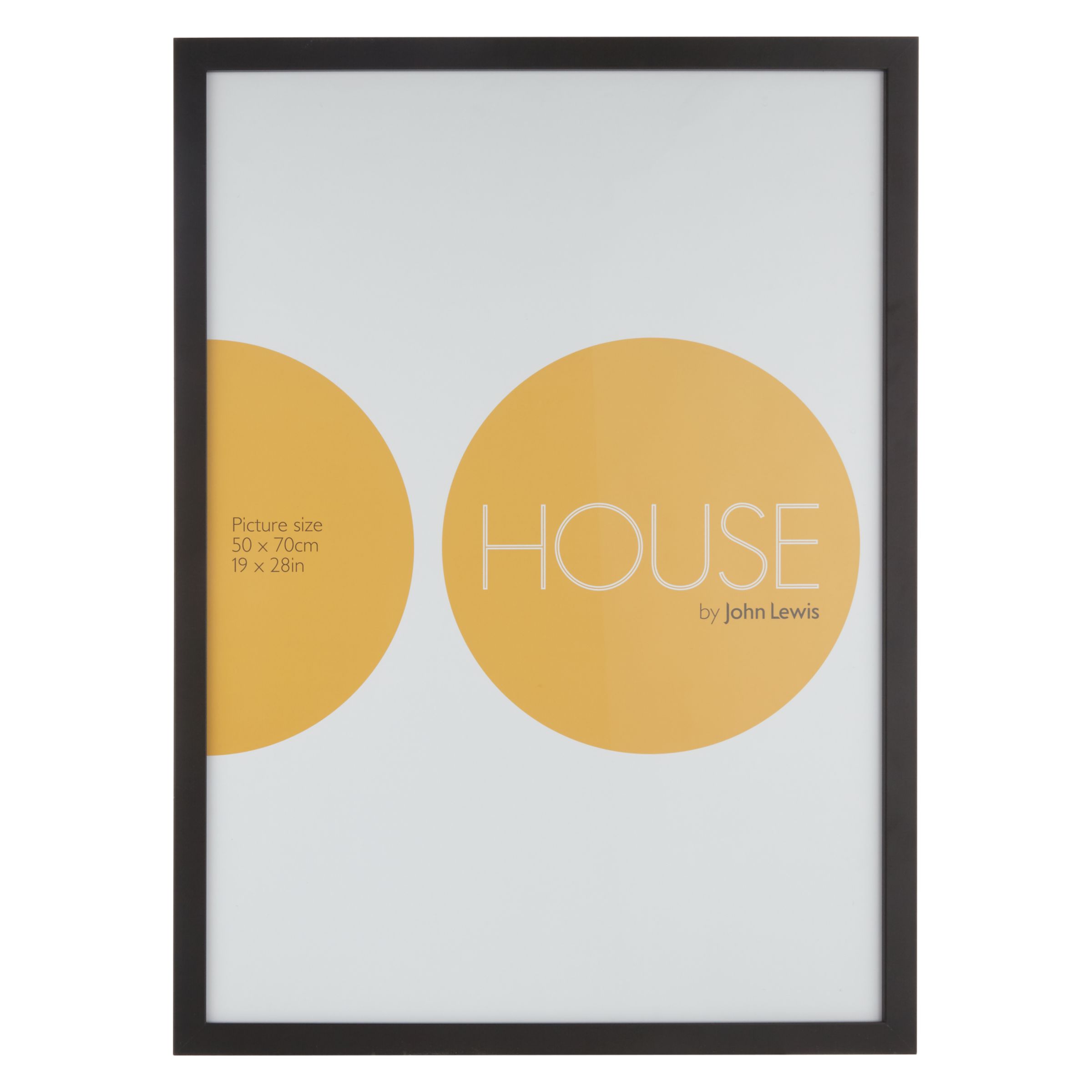 House By John Lewis Mdf Wrap Wood Photo Frame 50 X 70cm