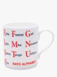 McLaggan Smith Educational 'Nato Alphabet' Mug, 300ml