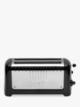 Dualit 2-Slot Long Lite Toaster, Black Gloss