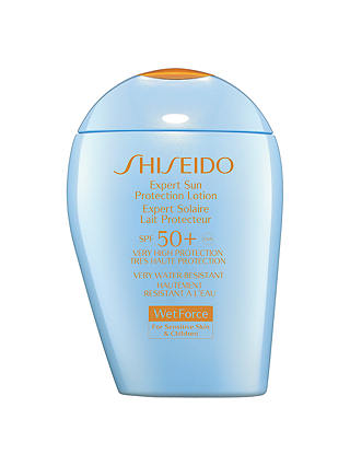 Shiseido WetForce Expert Sun Protection Lotion, SPF50+, 100ml
