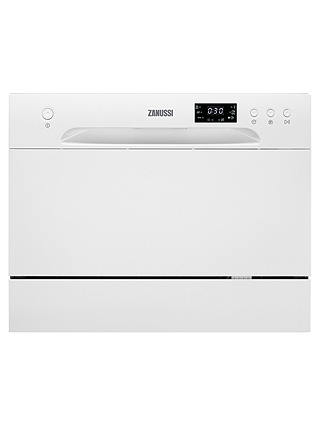 Zanussi ZDM17301WA Compact Freestanding Dishwasher, White