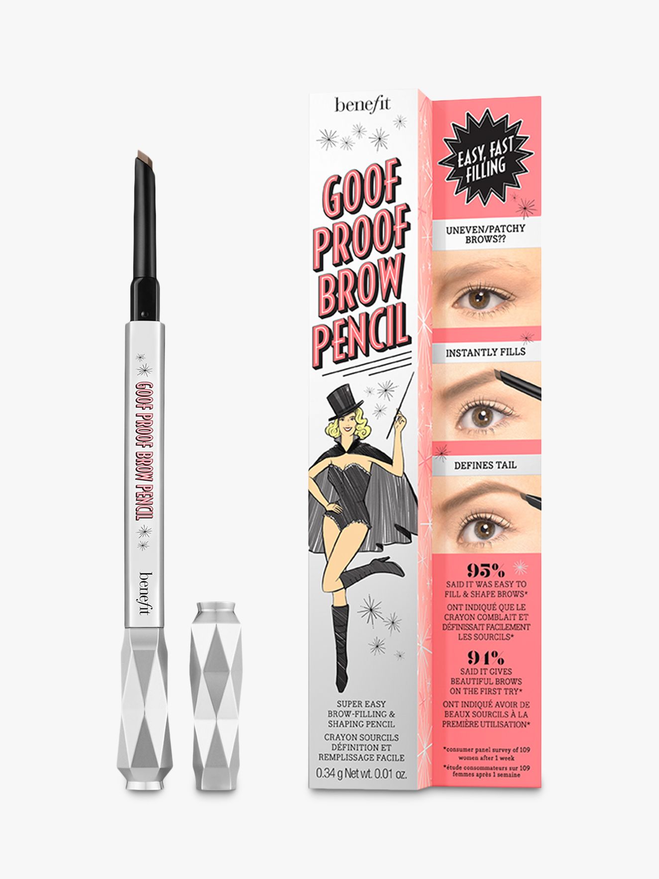 Benefit Goof Proof Eyebrow Pencil, 01 Light