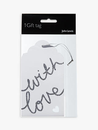 John Lewis & Partners With Love Gift Tag