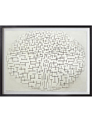 Piet Mondrian - Composition No.10 Pier & Ocean Framed Print, 65 x 80cm