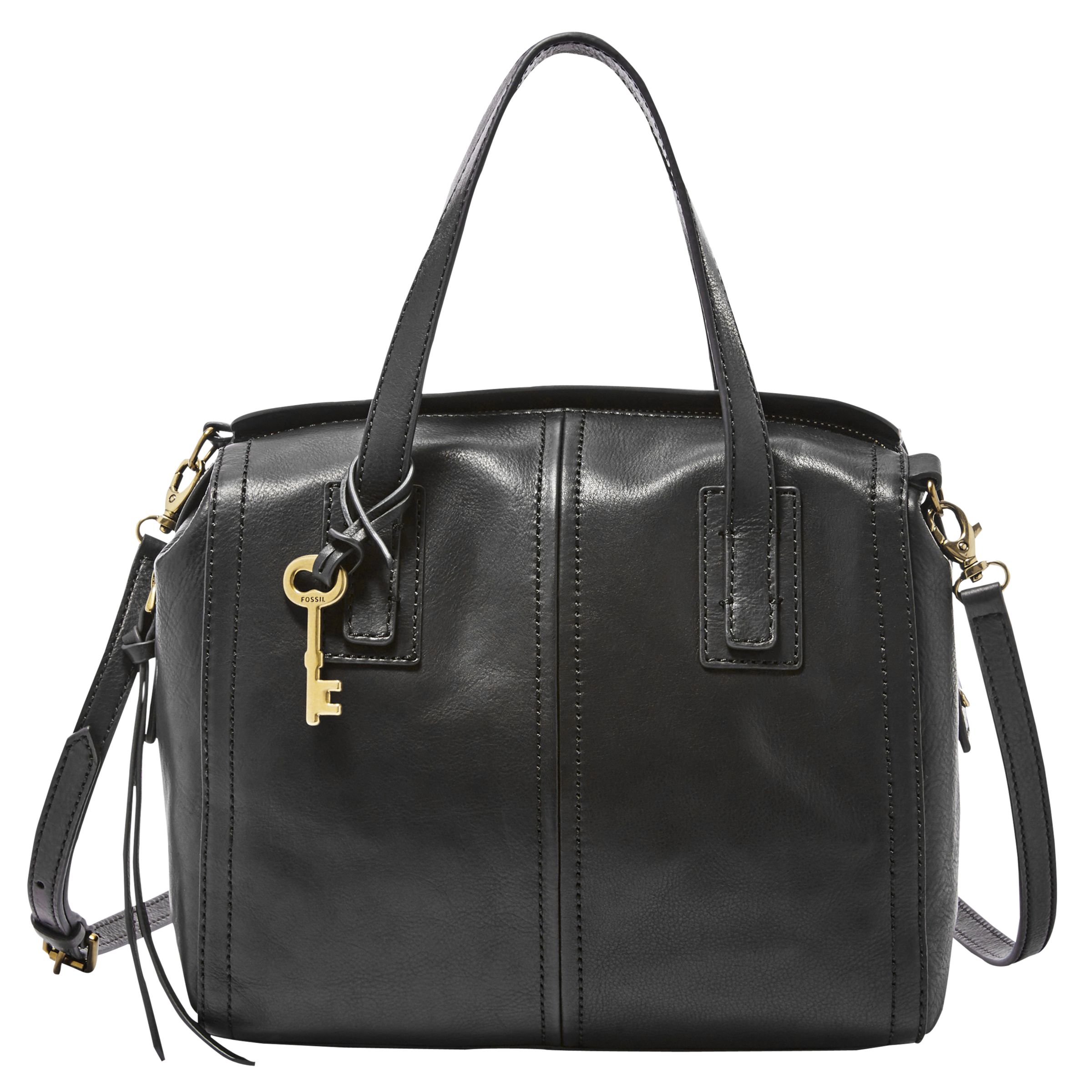 fossil leather satchel