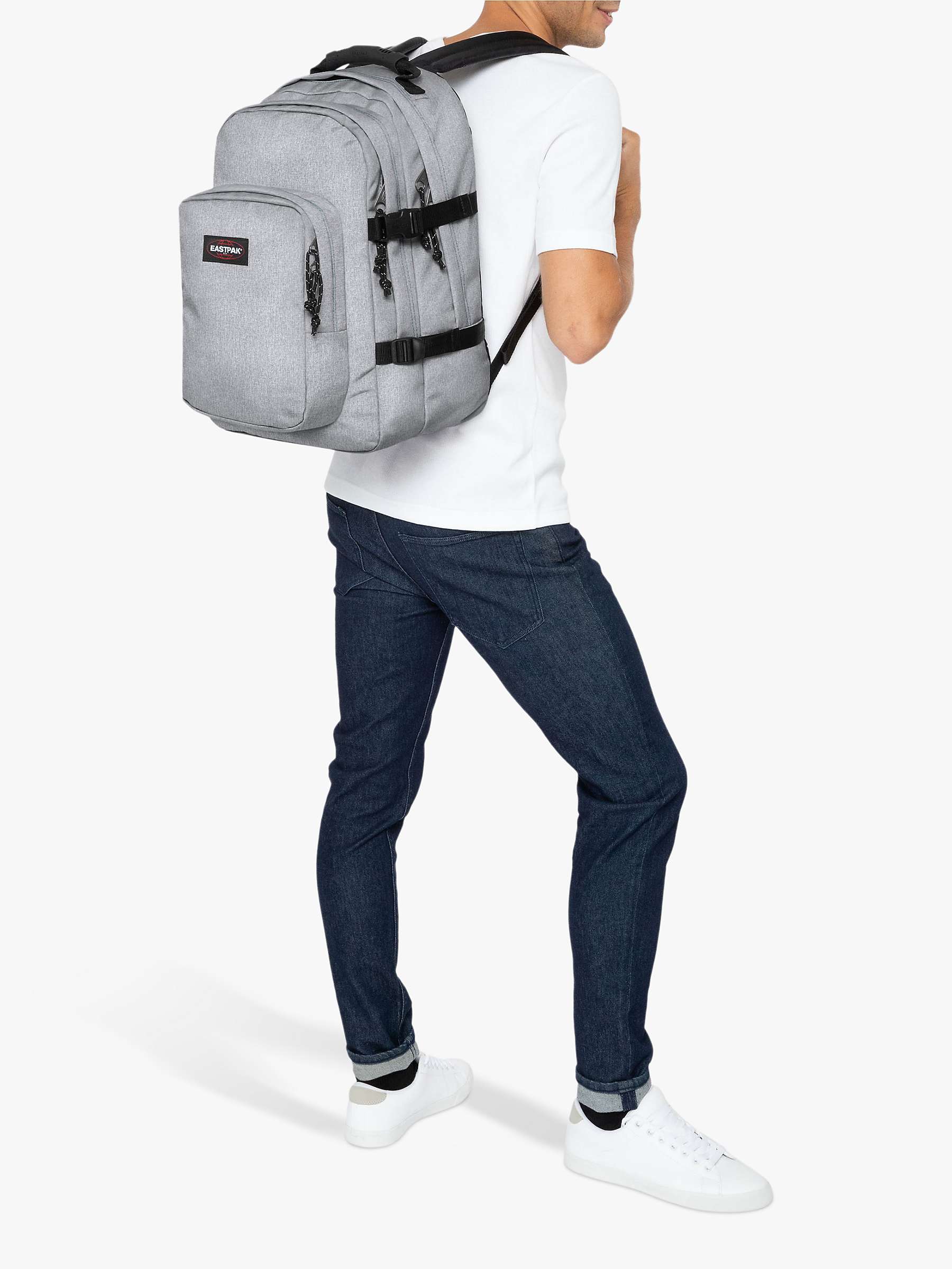 Buy Eastpak Provider Laptop Backpack, Sunday Grey Online at johnlewis.com