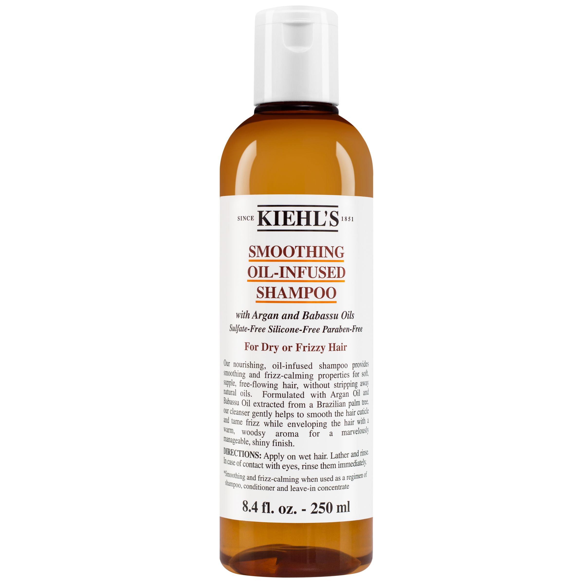 Kiehls Smoothing Oil Infused Shampoo Dry Frizzy Hair At John Lewis