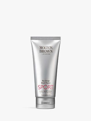 Molton Brown Re-Charge Black Pepper Sport 4-in-1 Body Wash, 200ml