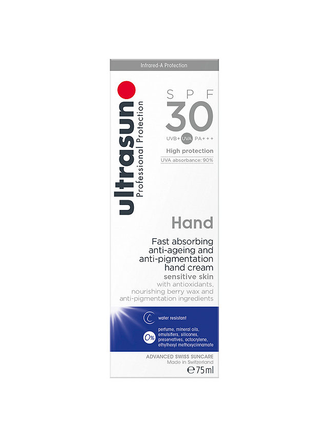 Ultrasun SPF 30 Anti-Pigmentation Hand Cream, 75ml