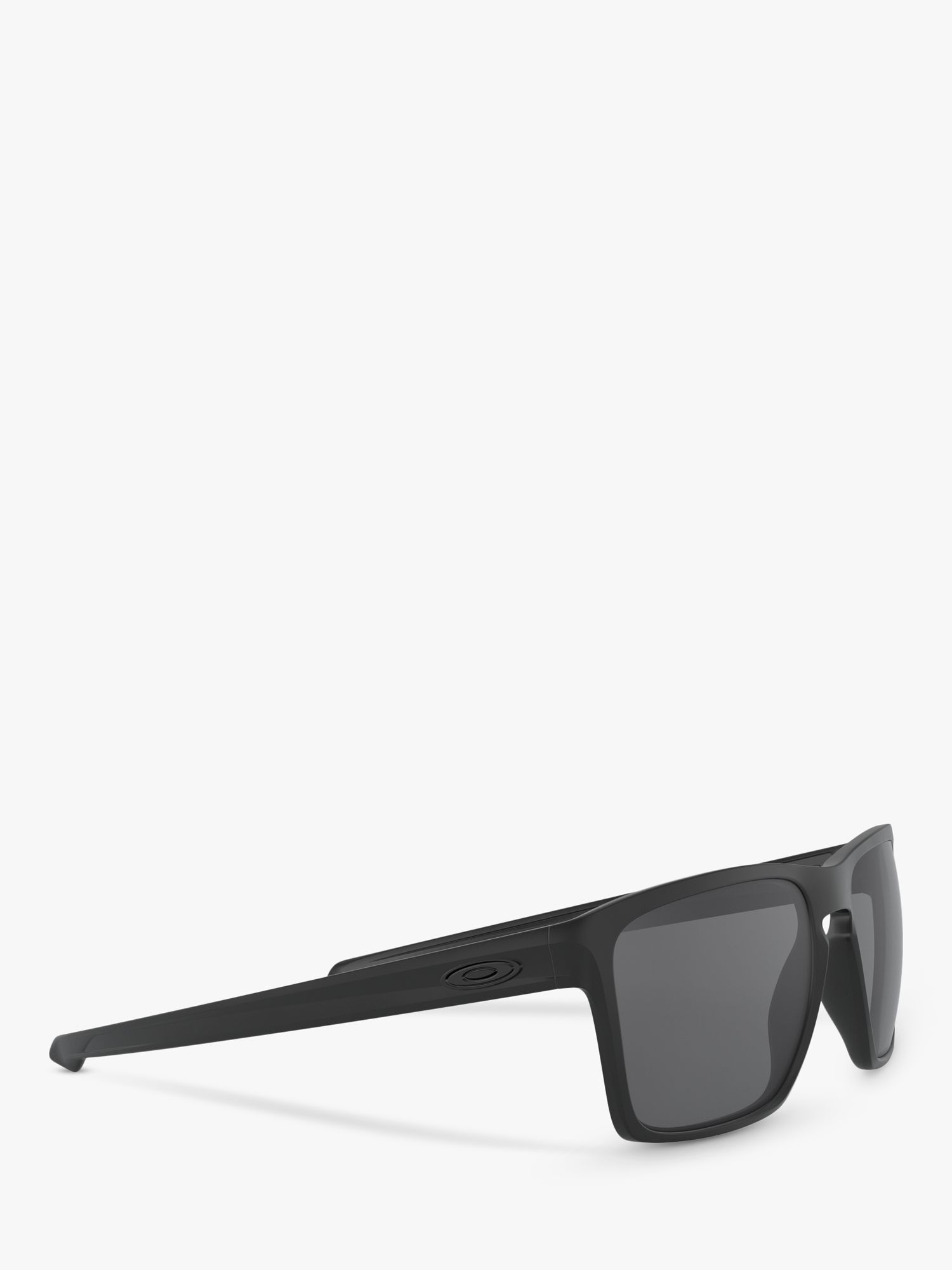Oakley OO9341 Sliver XL Polarised Square Sunglasses, Black at John Lewis &  Partners