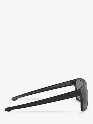 Oakley OO9341 Sliver XL Polarised Square Sunglasses, Black