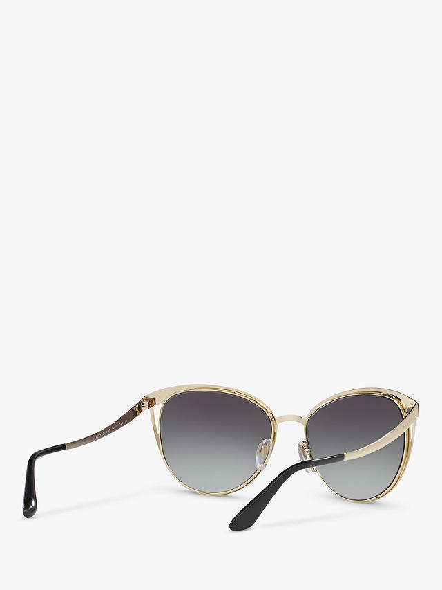BVLGARI BV6083 Oval Sunglasses, Black