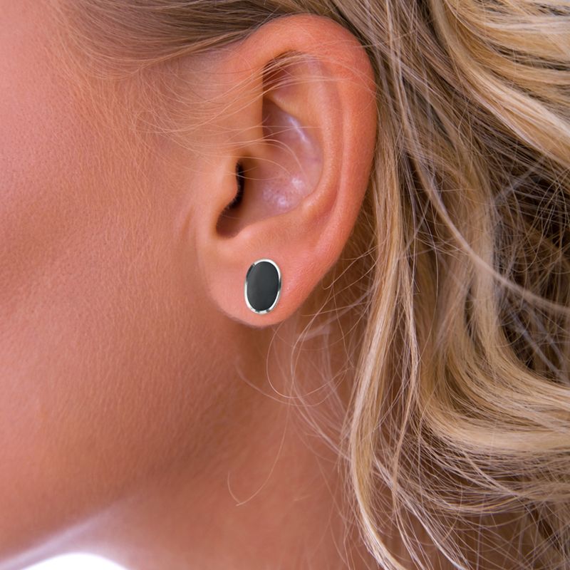 Buy Nina B Oval Stud Earrings Online at johnlewis.com