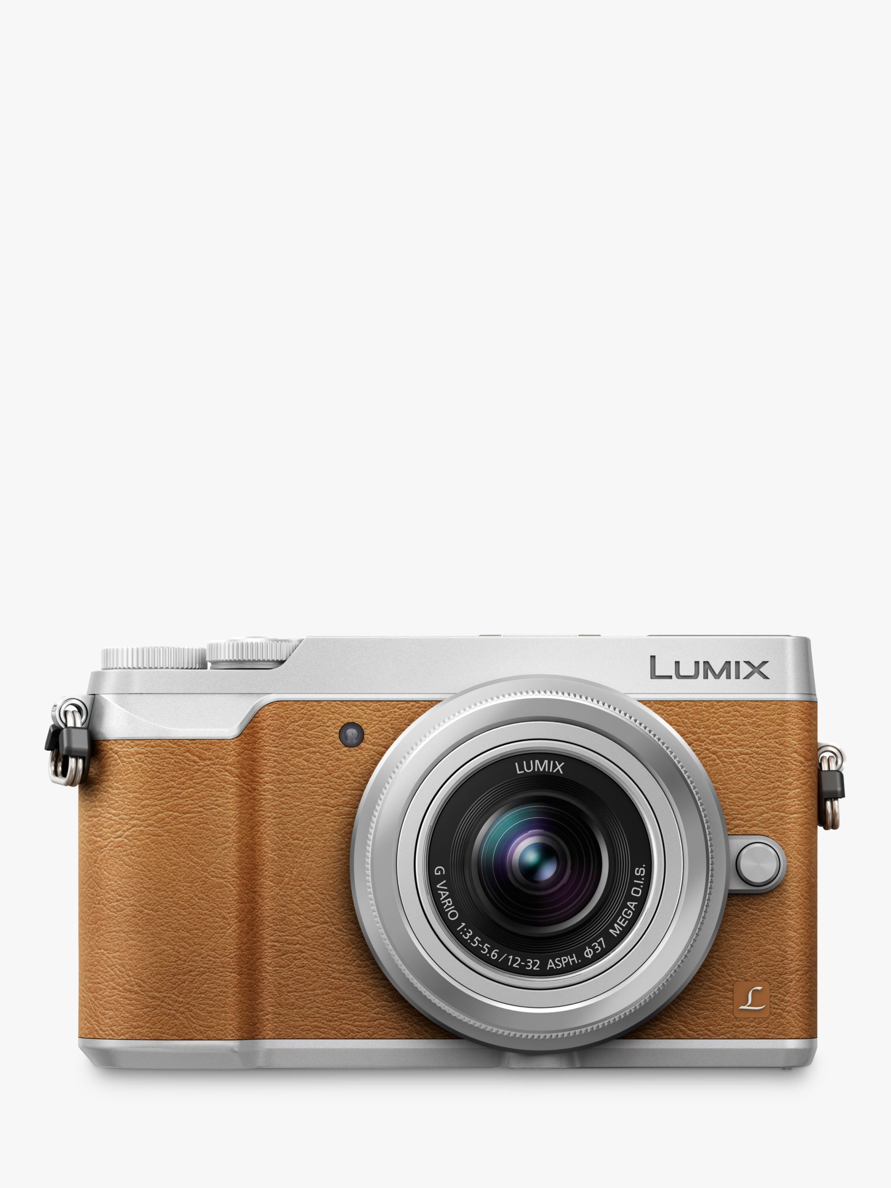 Panasonic Lumix DMC-GX80 Compact System Camera with 12-32mm Interchangable Lens, 4K Ultra HD, 16MP, 4x Digital Zoom, Wi-Fi, 3 LCD Touchscreen Free-Angle Monitor,Tan