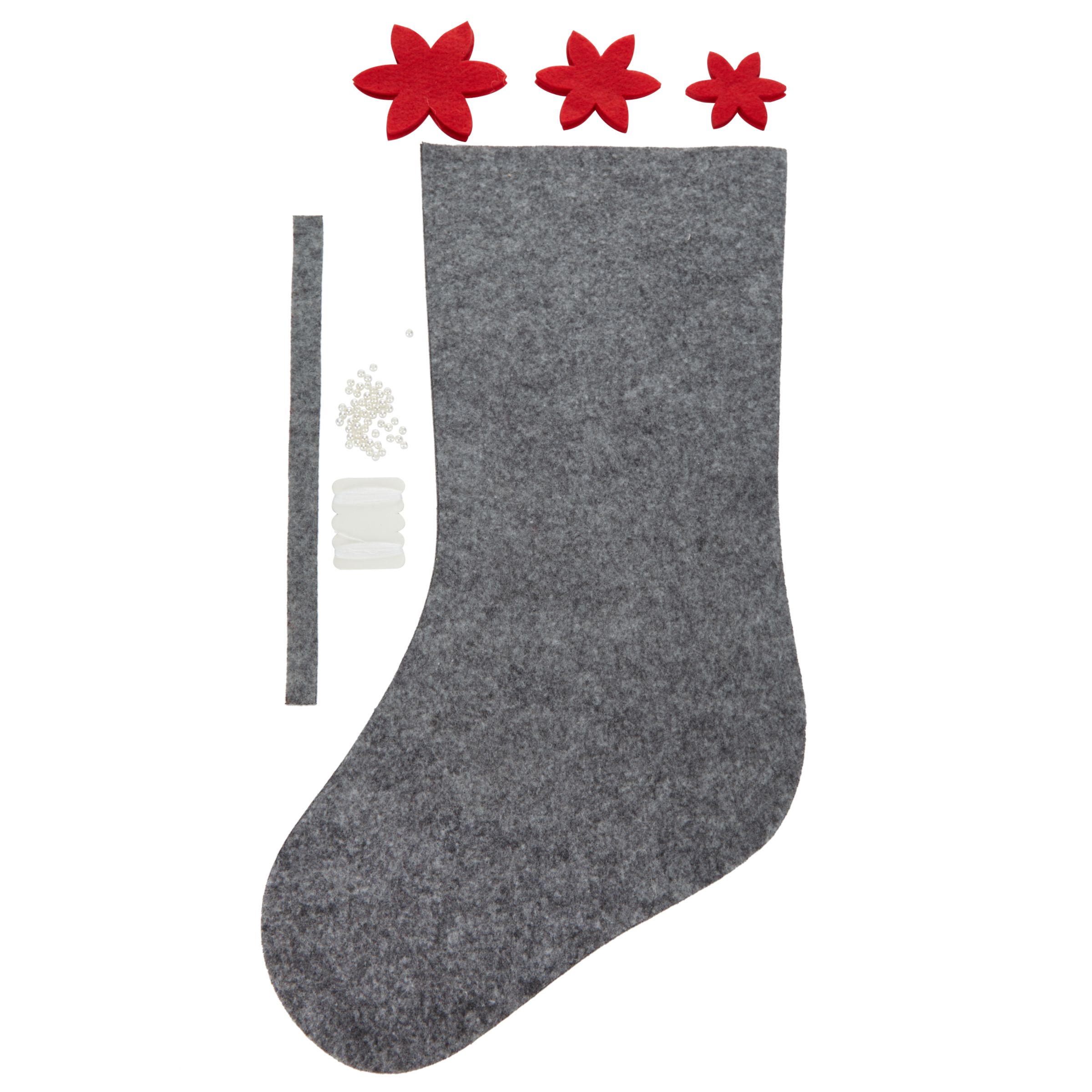 Download John Lewis Felt Beaded Christmas Stocking Craft Kit At John Lewis Partners PSD Mockup Templates