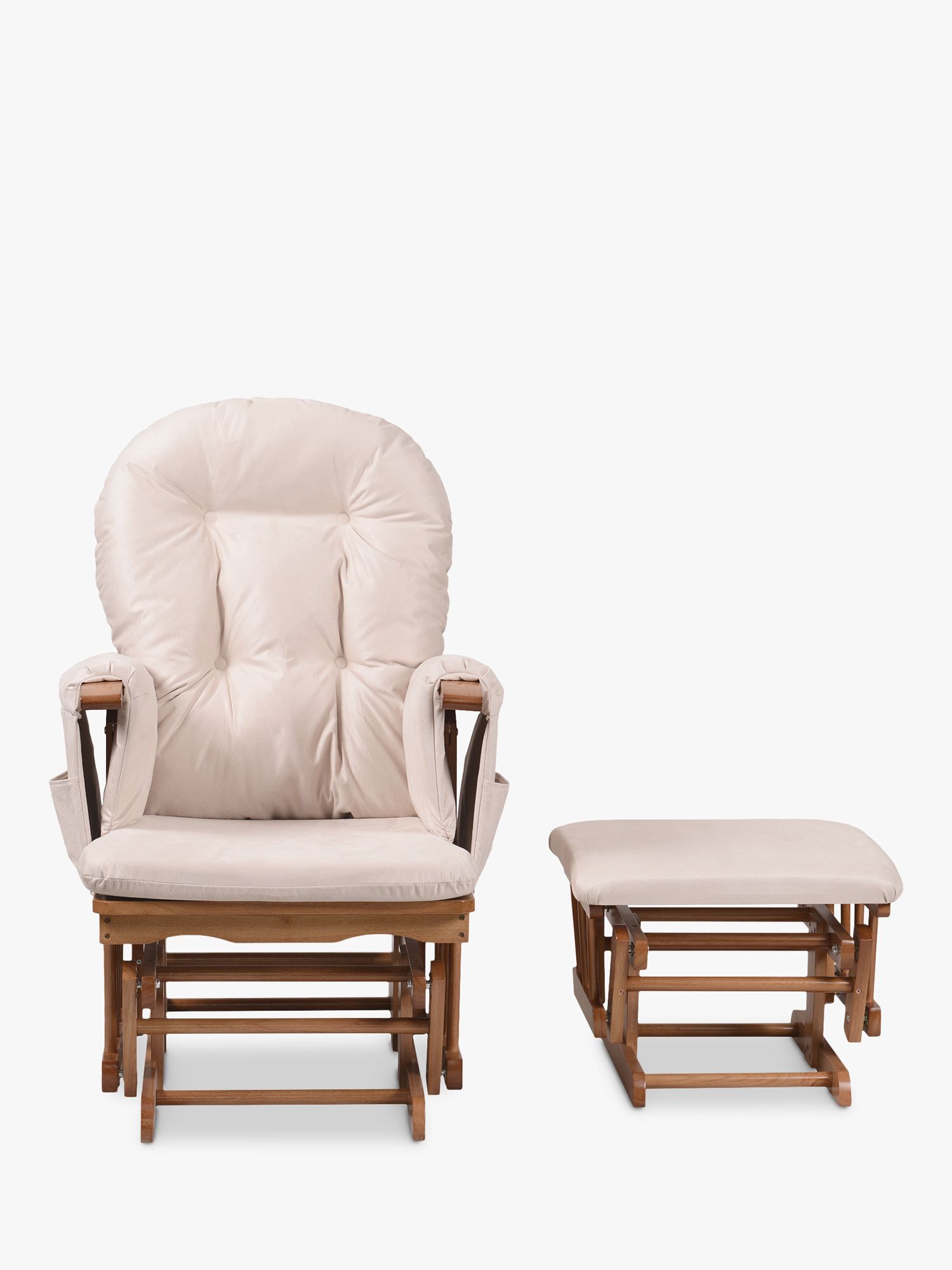 glider chair and footstool