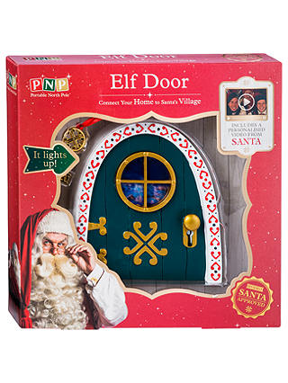 Portable North Pole Magic Light Up Elf Door
