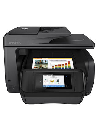 HP Officejet Pro 8725 All-in-One Wireless NFC Printer & Fax Machine with Touch Screen, HP Instant Ink Compatible with 3 Months Trial