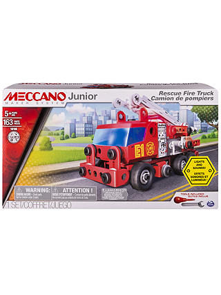 Meccano Junior Rescue Fire Engine Set