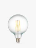 Calex 4W ES Dimmable Globe LED Filament Bulb, Clear