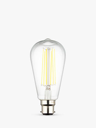 Calex 4W BC LED Dimmable ST64 Filament Bulb, Clear
