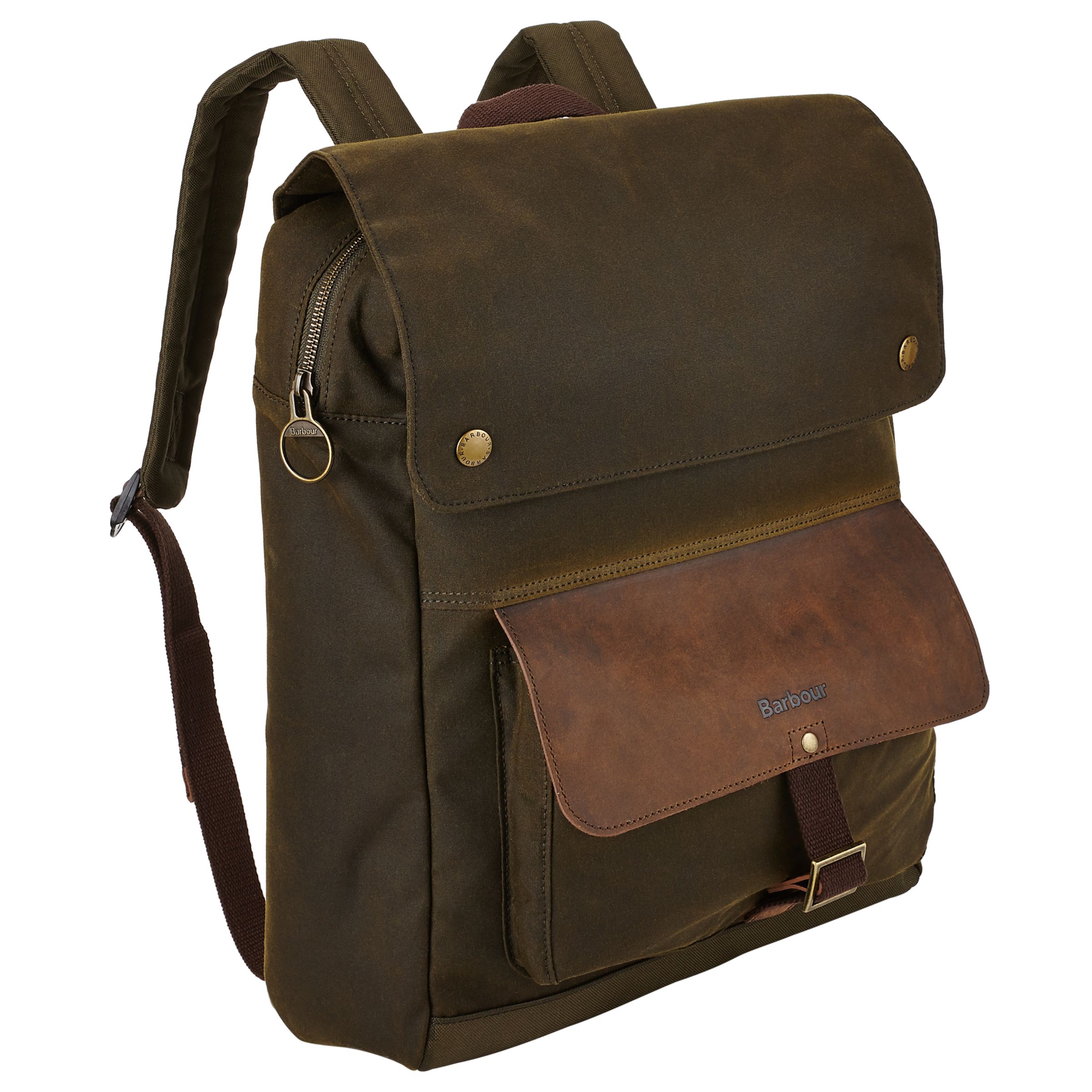 Barbour Wax Cotton Urban Backpack 
