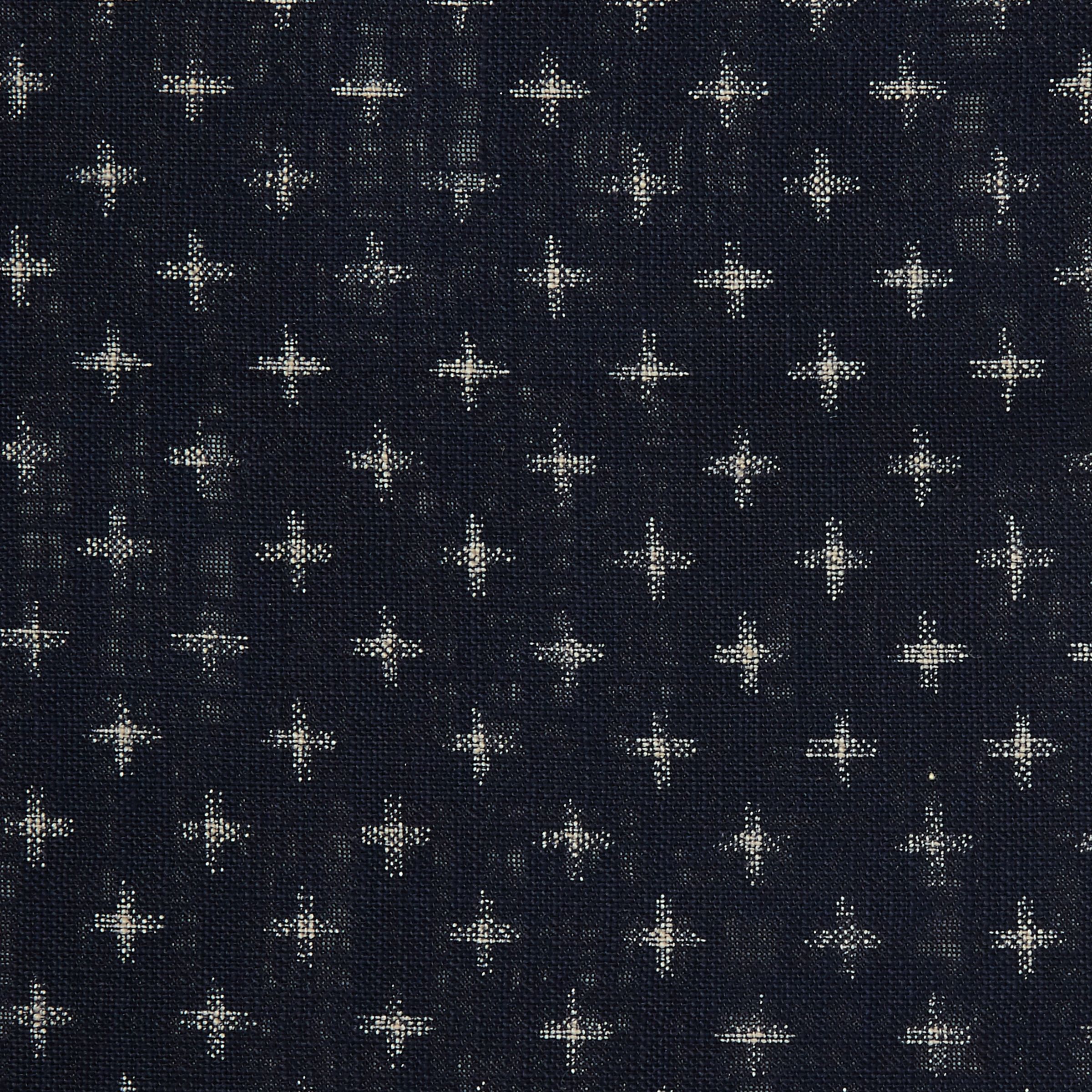 Sevenberry Cross Print Fabric, Blue