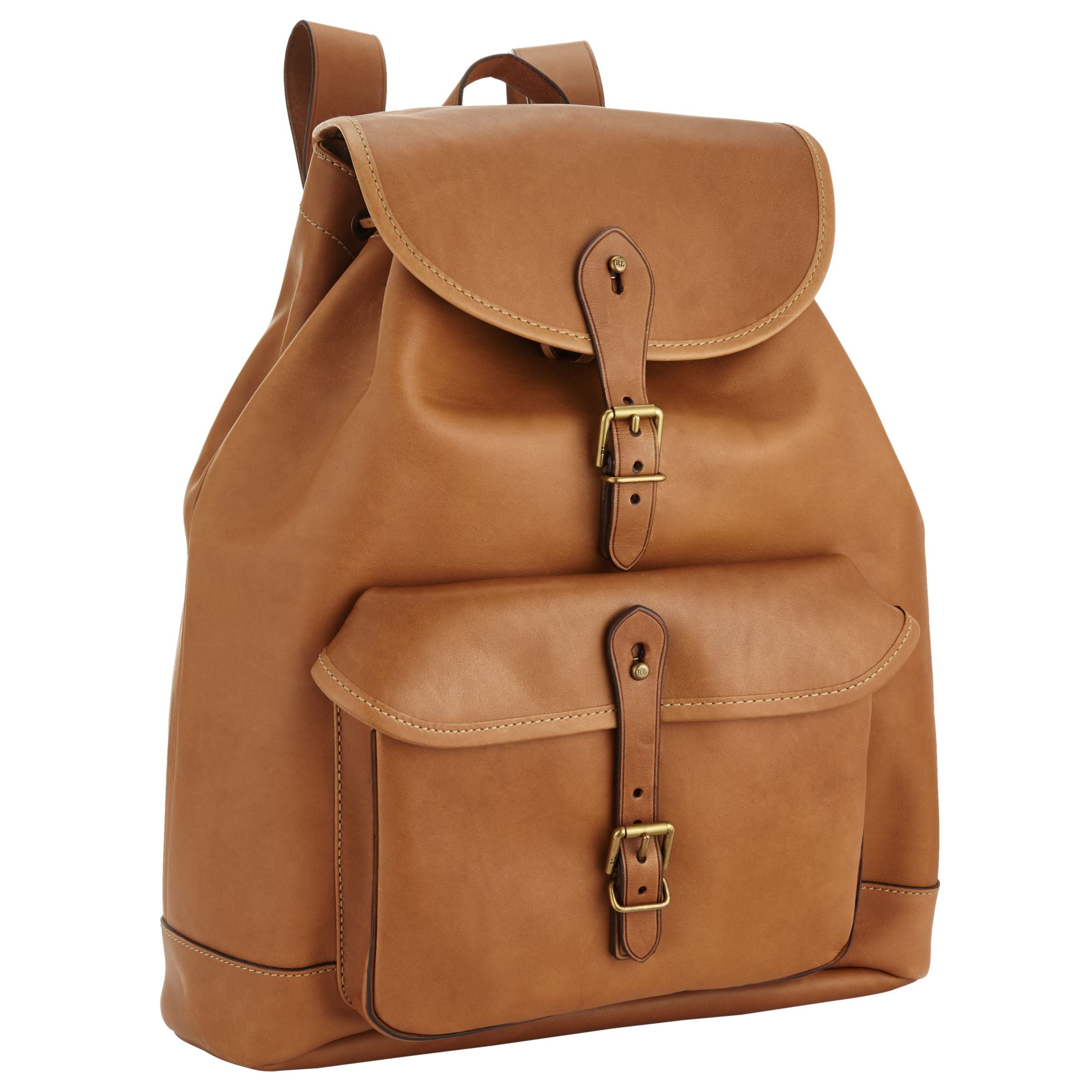 polo ralph lauren leather backpack