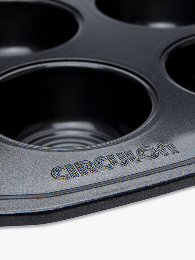 Circulon Ultimum Carbon Steel Non-Stick Muffin Tin, 12 Cup