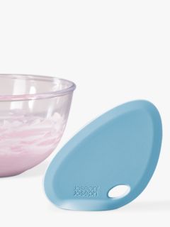 pink silicone bowl scraper flexible silicon