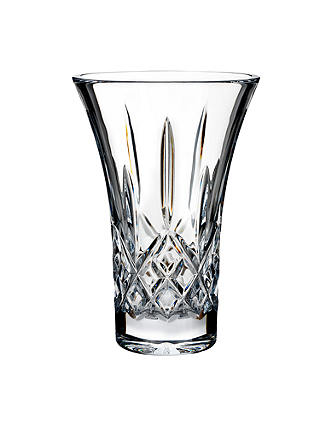 Waterford Crystal Lismore Cut Glass Vase, H20cm, Clear