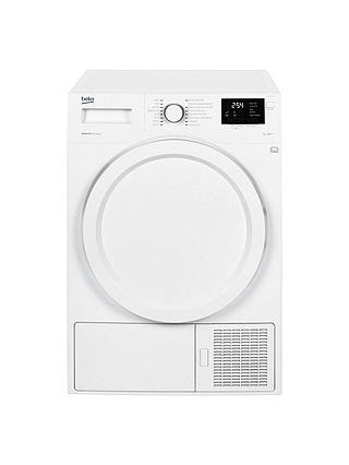 Beko DHY7340W Heat Pump Tumble Dryer, 7kg Load, A++ Energy Rating, White