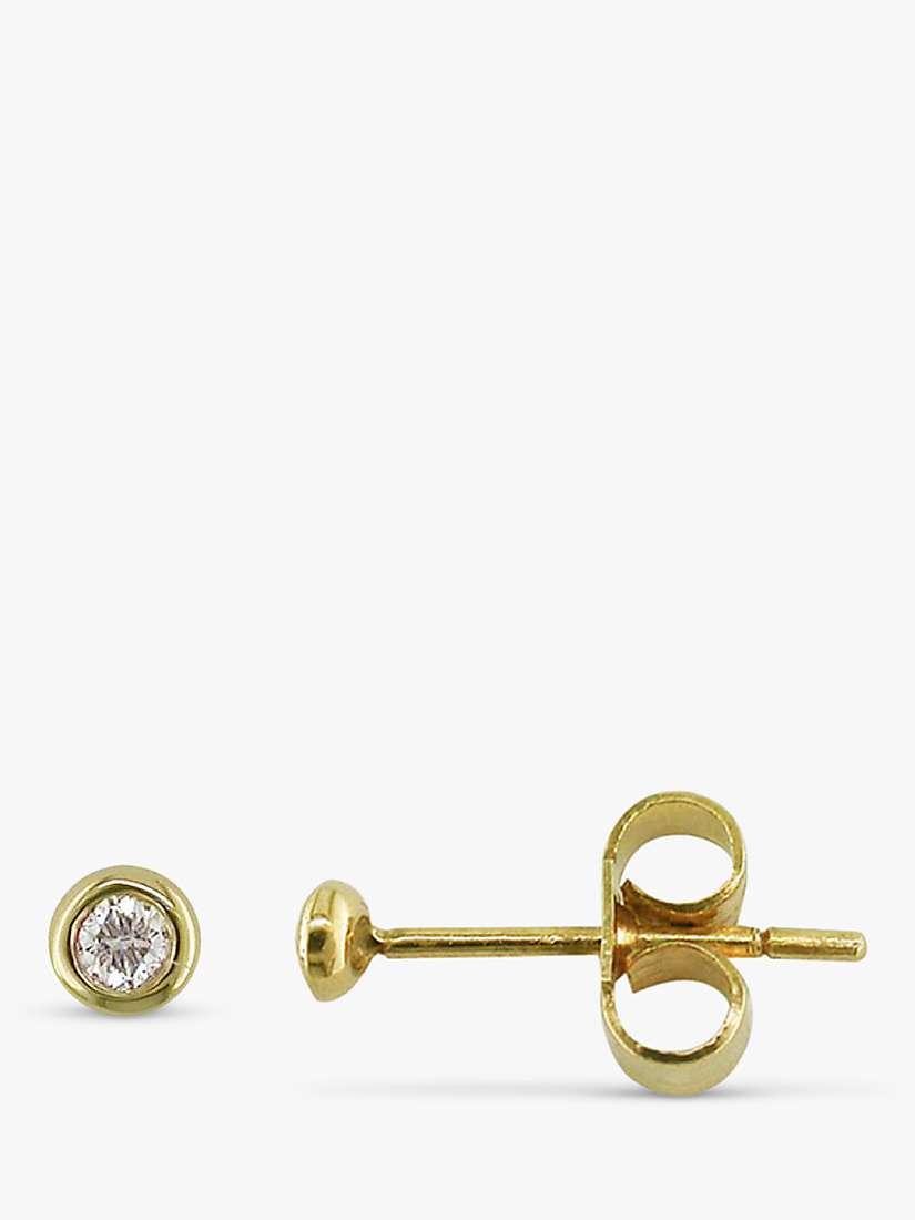 Buy London Road 9ct Gold Portobello Raindrop Diamond Stud Earrings Online at johnlewis.com