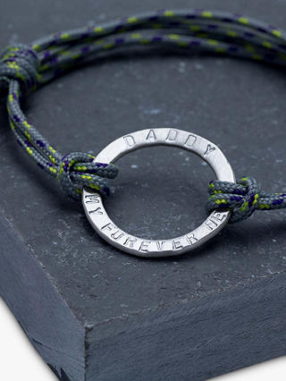 Chambers & Beau Personalised Men's Halo Rope Bracelet