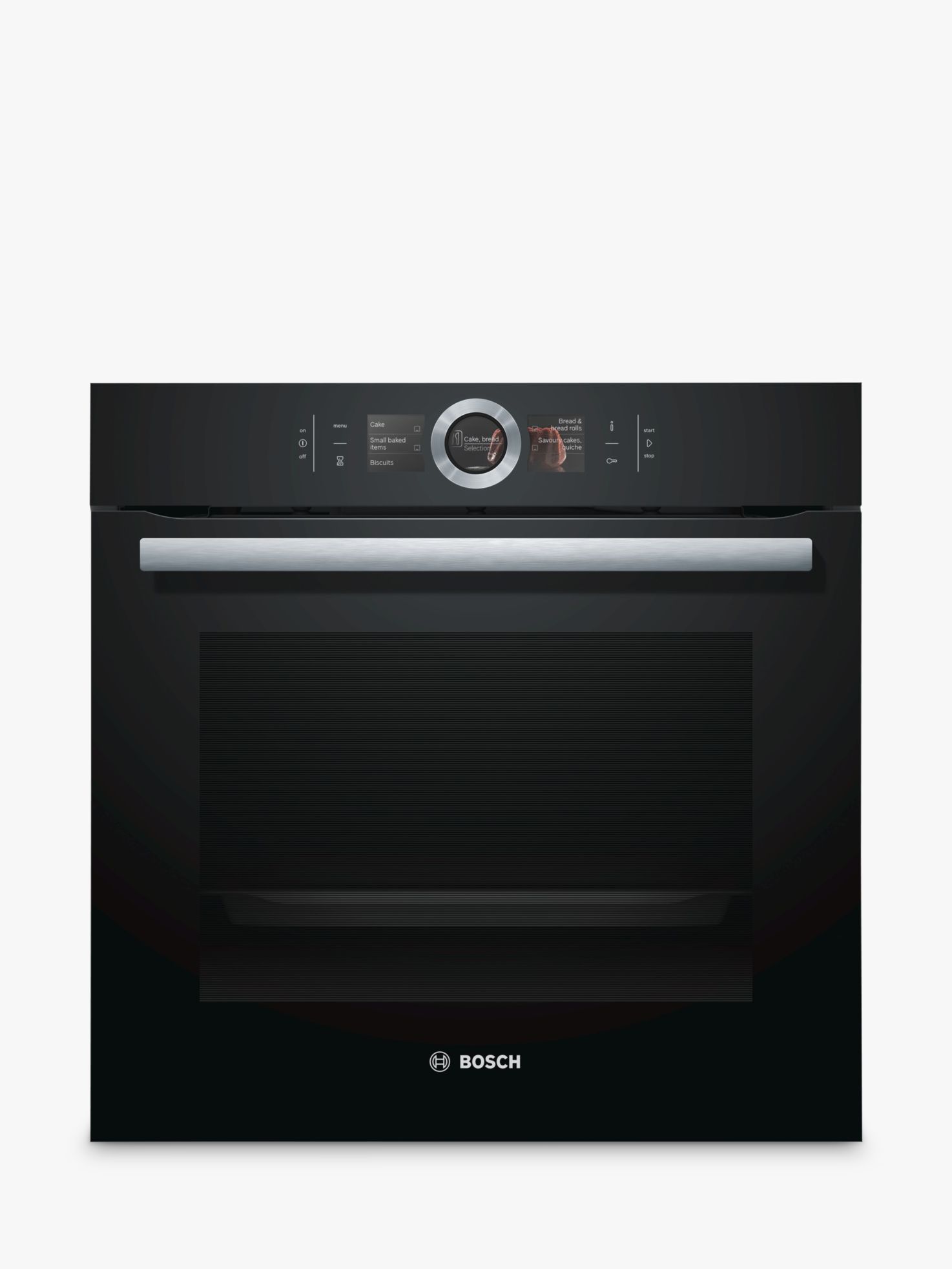 Bosch HBG6764B6B Built-In Single Oven with Home Connect, Black