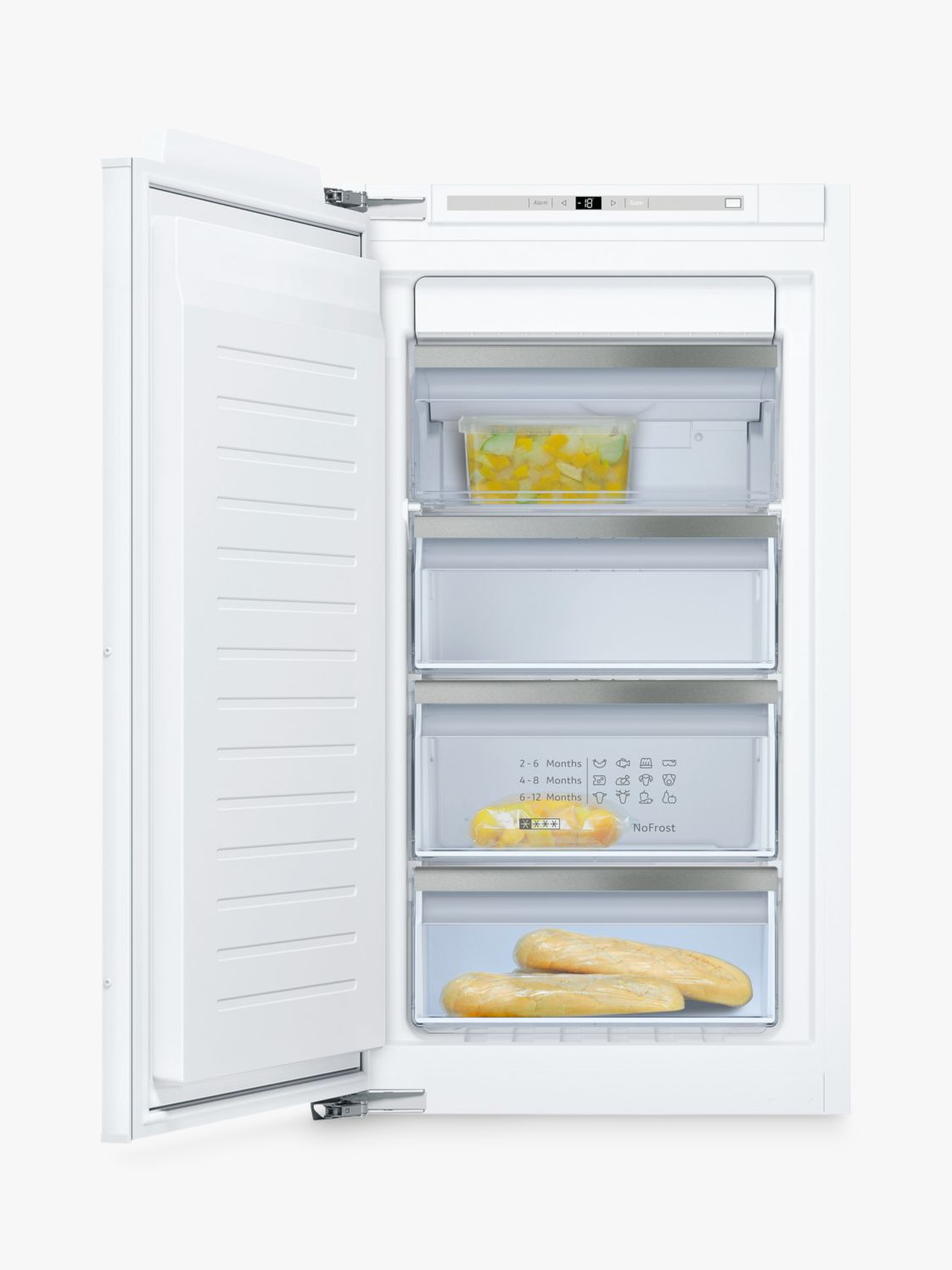 Neff GI7313E30G Integrated Upright Freezer, A++ Energy Rating, 55.8cm Wide, White