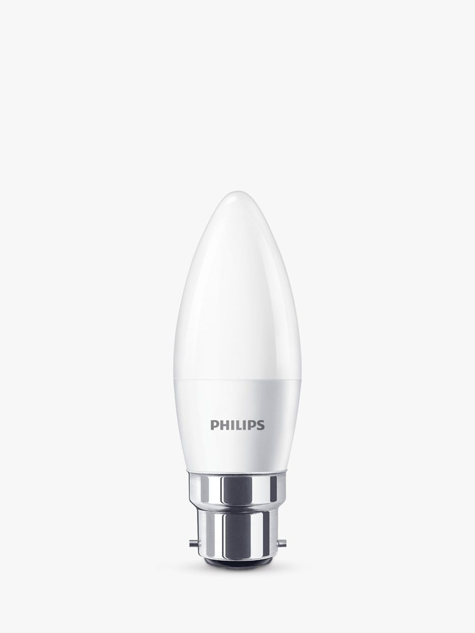 Photo of Philips 5.5w bc candle led light bulb frosted pack of 6