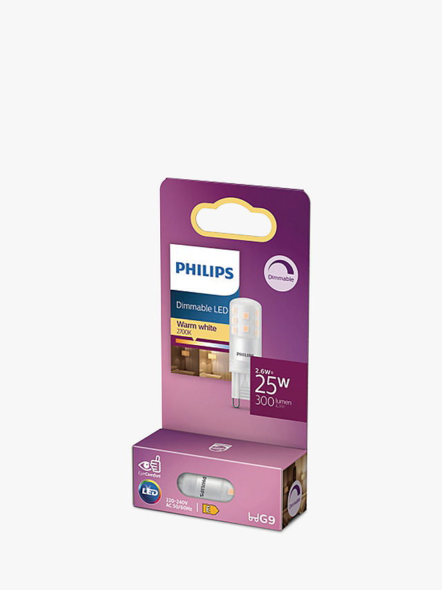 Philips 2.5W G9 Dimmable Capsule Clear