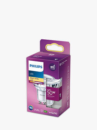 Philips 4.6W GU10 LED Spotlight Bulb