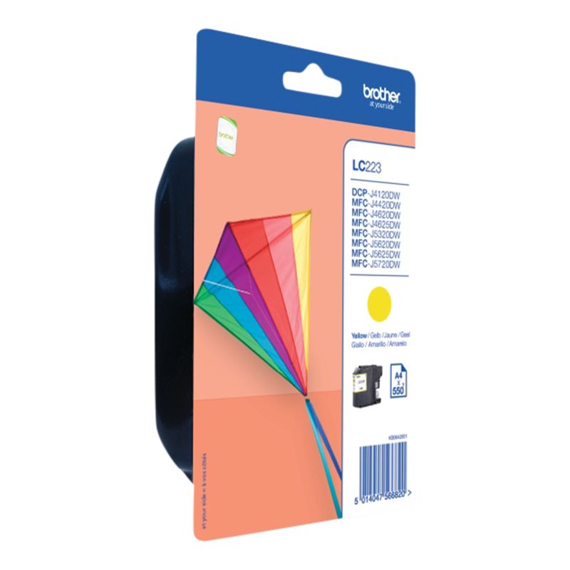 Brother LC223 Ink Cartridge, Yellow