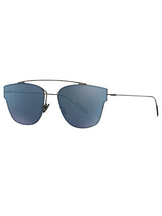 DIOR DIOR0204S Aviator Sunglasses, Grey/Green