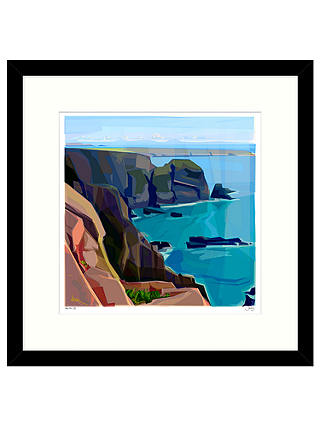 Jill Ray - From The Cliff Framed Print, 54 x 54cm