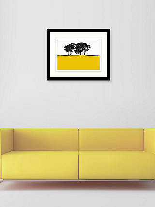 Jacky Al Samarraie Skipton Yellow, Framed Prints For Living Room John Lewis
