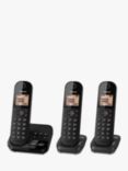 Panasonic KX-TGC423EB Digital Cordless Telephone with 1.6" Backlit LCD Screen, Nuisance Call Blocker & Answering Machine, Trio DECT