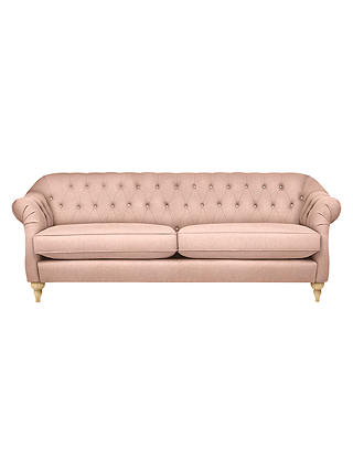John Lewis & Partners Brompton 4 Seater Sofa, Light Leg, Isabella Blush