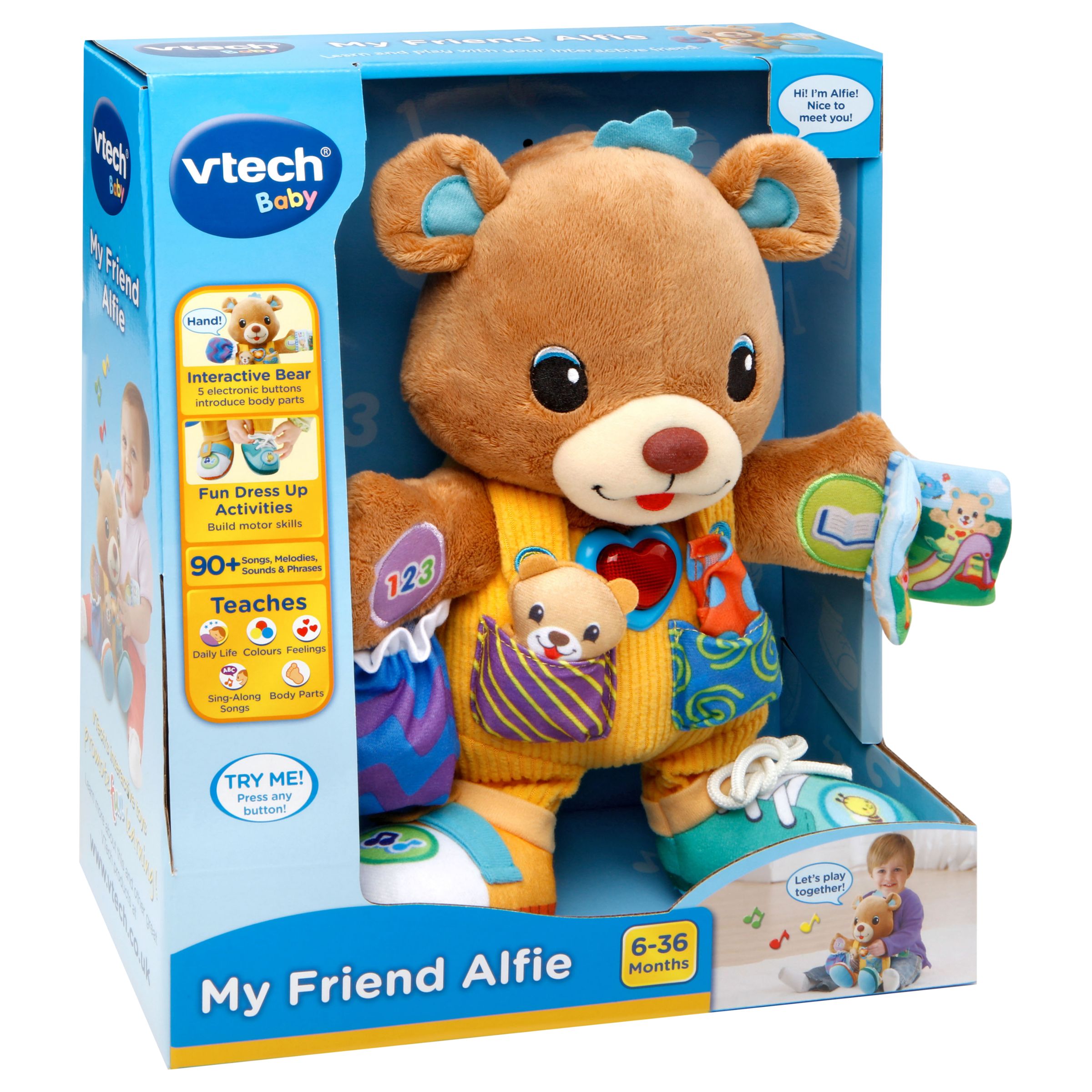 VTech Baby My Friend Alfie Furry Toy at 