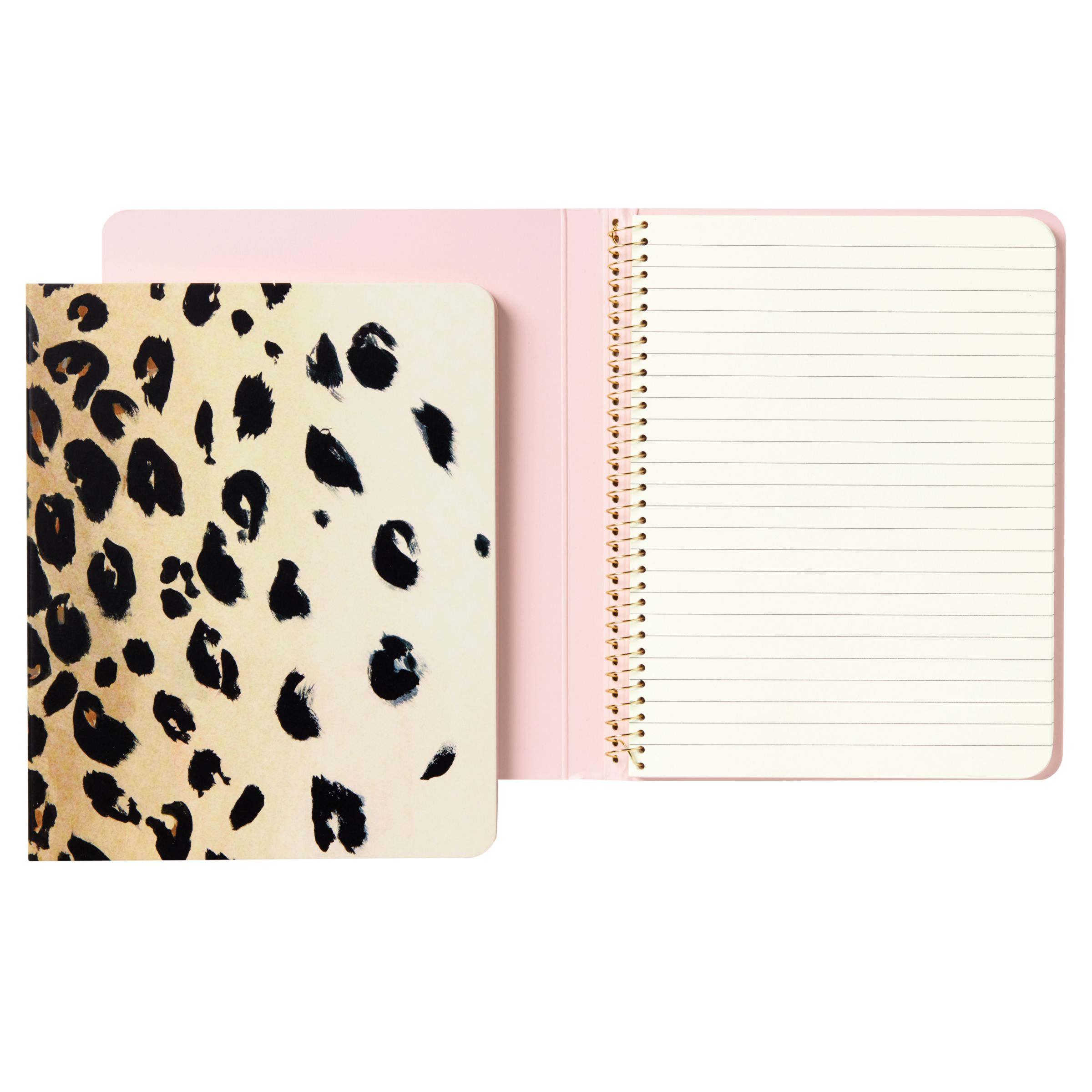 kate spade Spiral Leopard Print Notebook