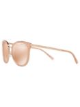 Michael Kors MK1010 Adrianna Oval Sunglasses, Blush