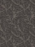 Morris & Co. Pure Willow Bough Wallpaper, Charcoal / Black DMPU216026