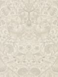 Morris & Co. Pure Lodden Wallpaper, Chalk / Eggshell DMPU216030